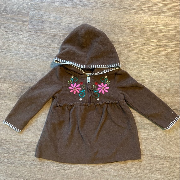 Please Mum fleece half zip sweater 6-12 months - Picture 1 of 4